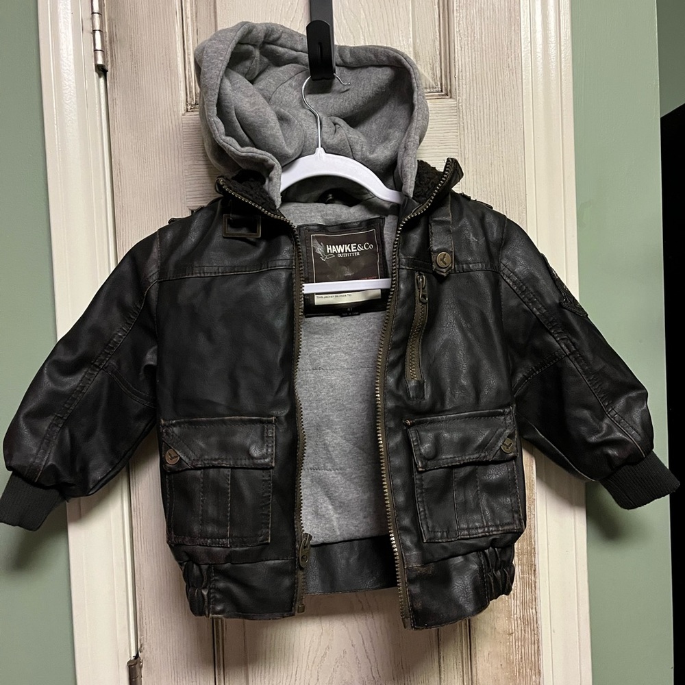Boys Leather Jacket (4T)